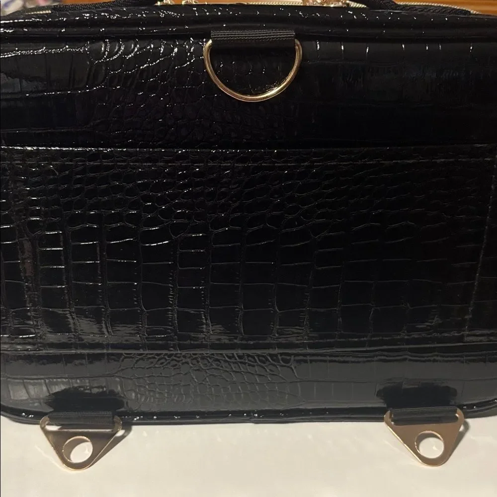 Relavel Travel Makeup Train Case Portable Makeup Case Organizer EUC